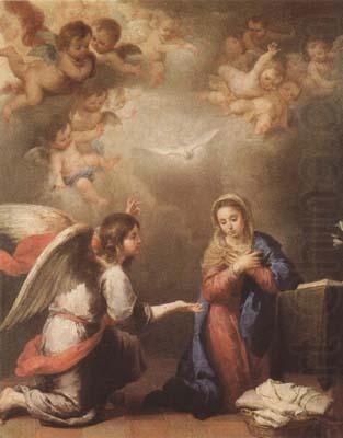 Bartolome Esteban Murillo Annunciation (mk08) china oil painting image